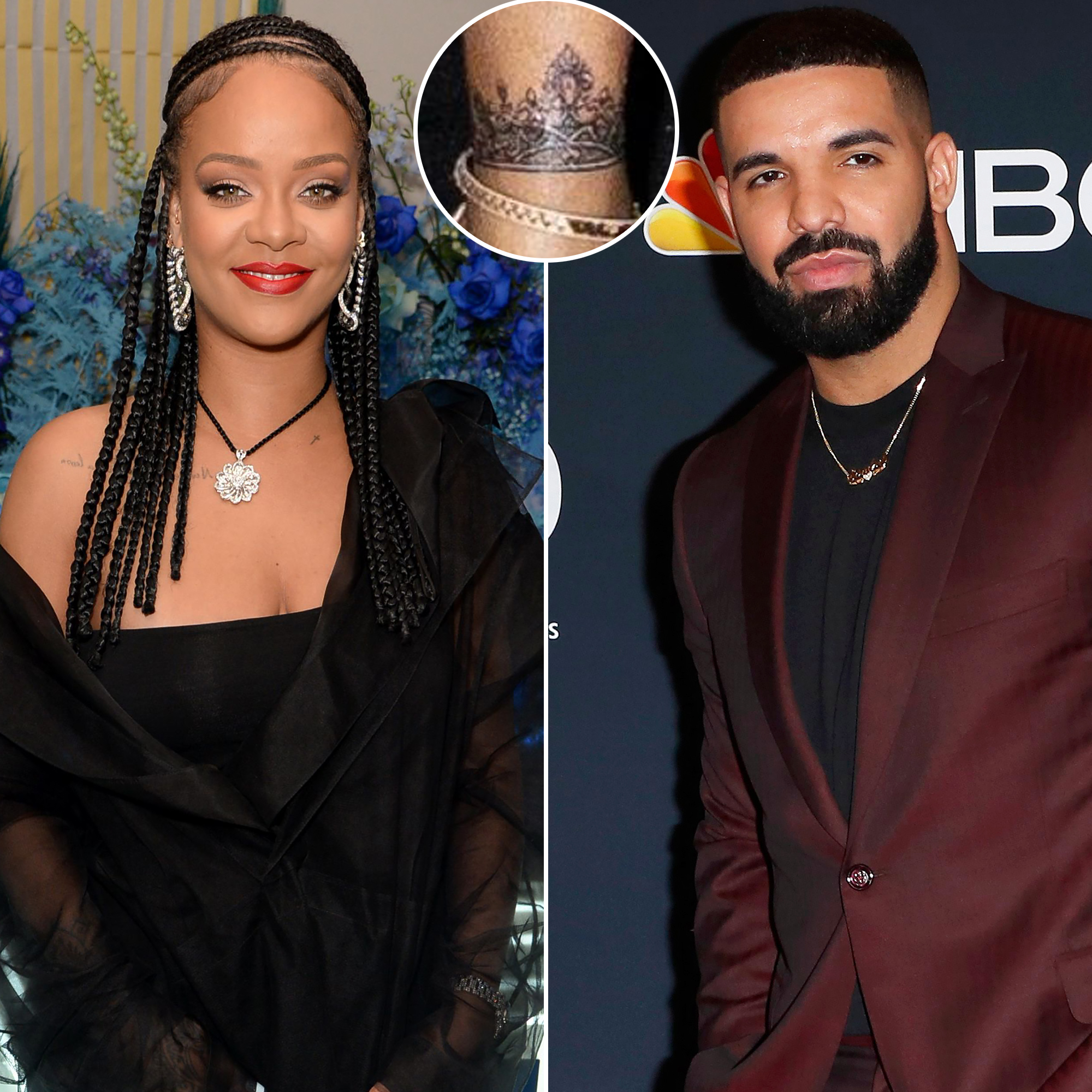 Rihanna Covers Up Matching Shark Tattoo She Got With Ex Drake